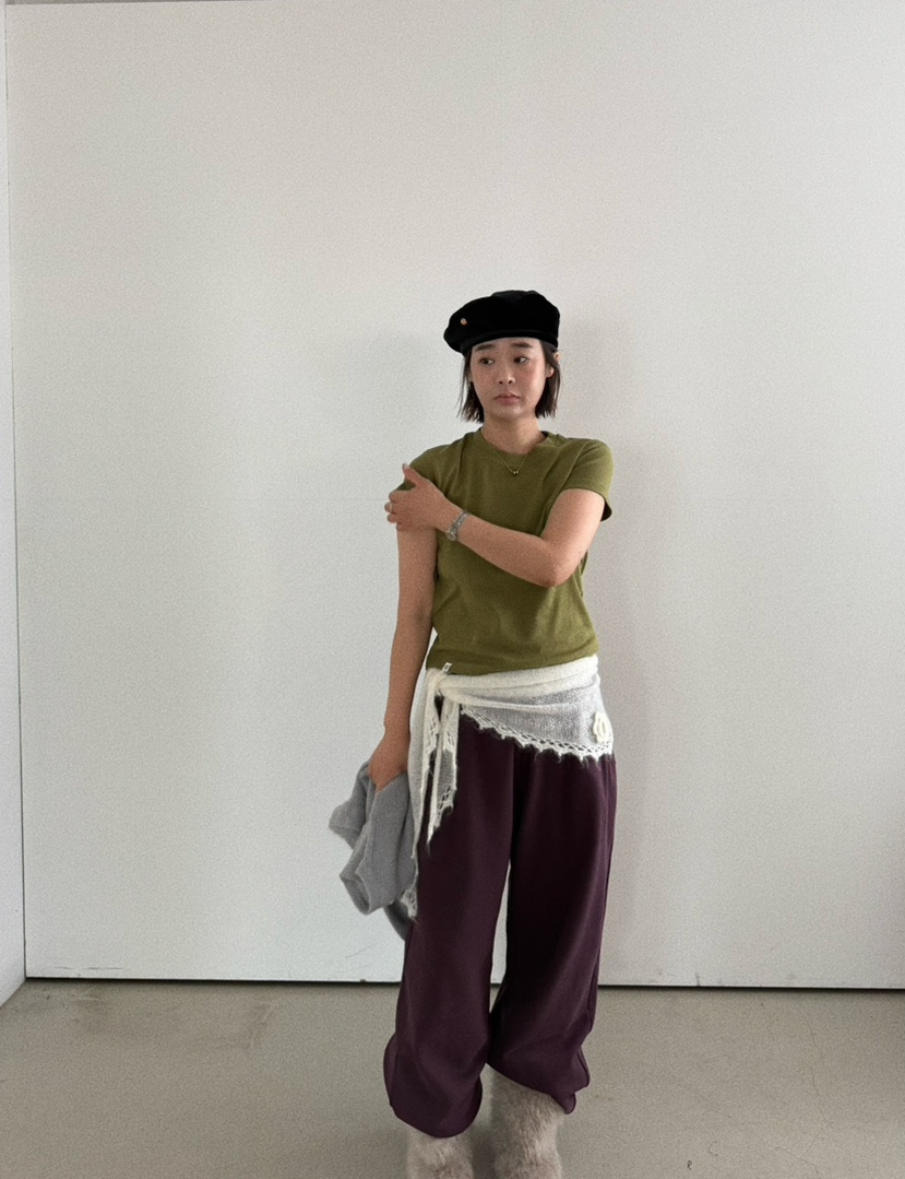 OLI SEOUL東大門㊣代購女裝新品熱賣休閑推薦真品時尚休閑褲OLI SEOUL休閑褲