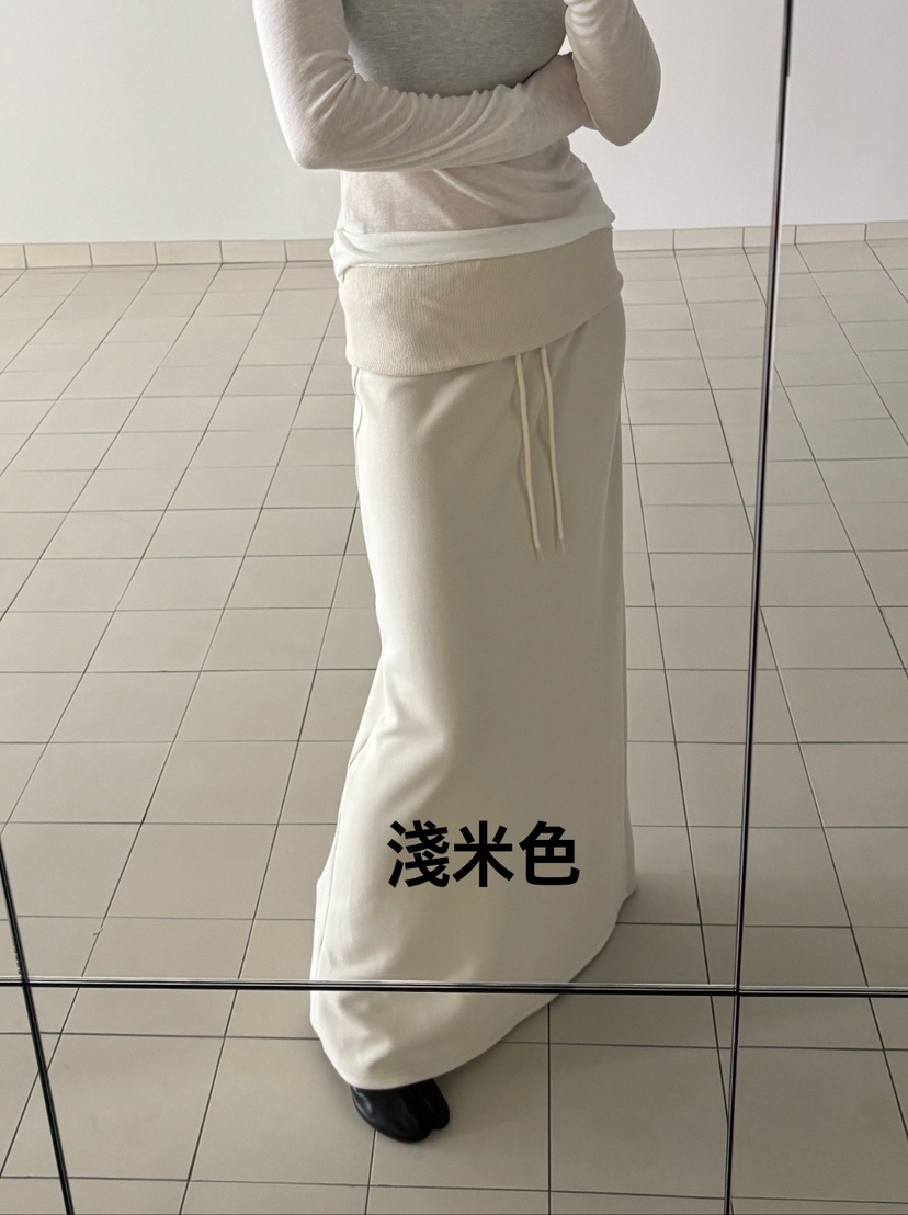 MOMENT韓國直郵㊣女裝新款真品25秋冬時尚人氣職業休閑長裙MOMENT/RECOVER長裙圖色4