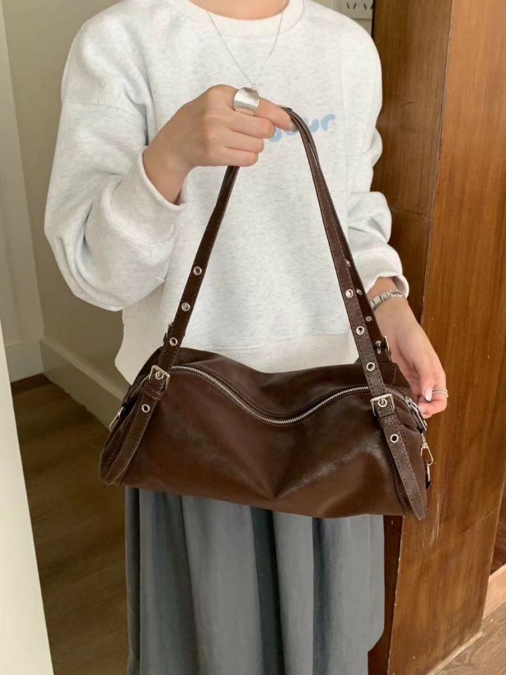 TROUVAILLE東大門㊣直郵女裝新款熱賣職業人氣25秋冬單肩斜跨包TROUVAILLE單肩/斜跨包