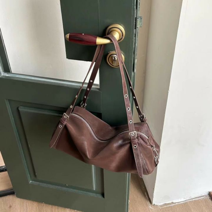 TROUVAILLE東大門㊣直郵女裝新款熱賣職業人氣25秋冬單肩斜跨包TROUVAILLE單肩/斜跨包