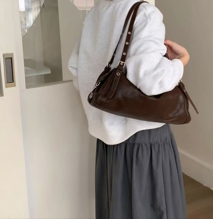 TROUVAILLE東大門㊣直郵女裝新款熱賣職業人氣25秋冬單肩斜跨包TROUVAILLE單肩/斜跨包