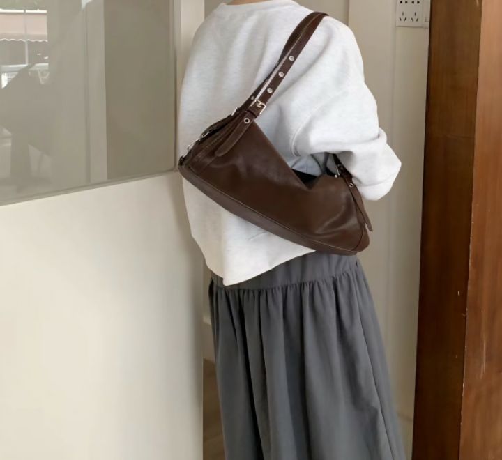 TROUVAILLE東大門㊣直郵女裝新款熱賣職業人氣25秋冬單肩斜跨包TROUVAILLE單肩/斜跨包