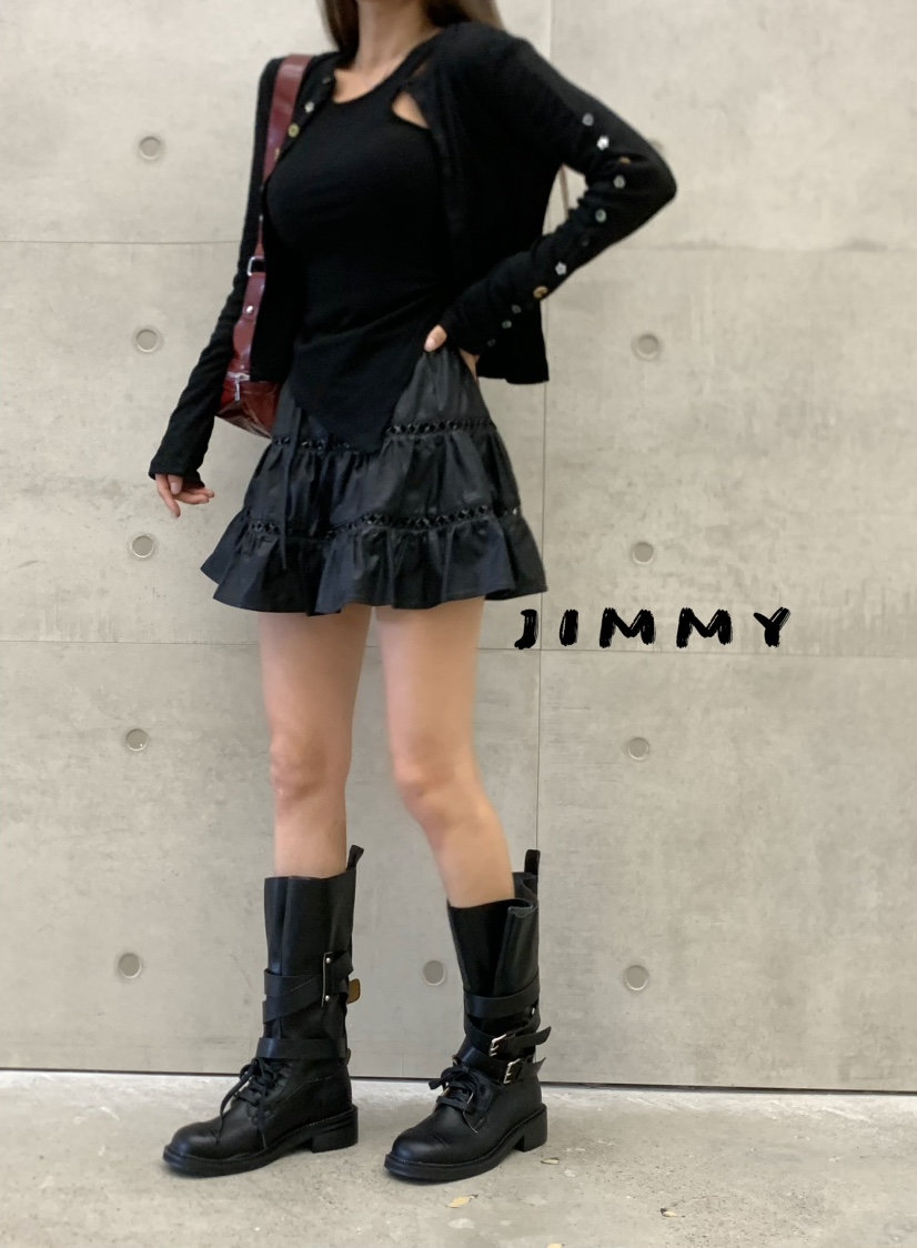 JIMMY東大門㊣實拍女裝新款推薦休閑熱賣時尚職業長袖T恤開衫JIMMY/REMAKE長袖T恤