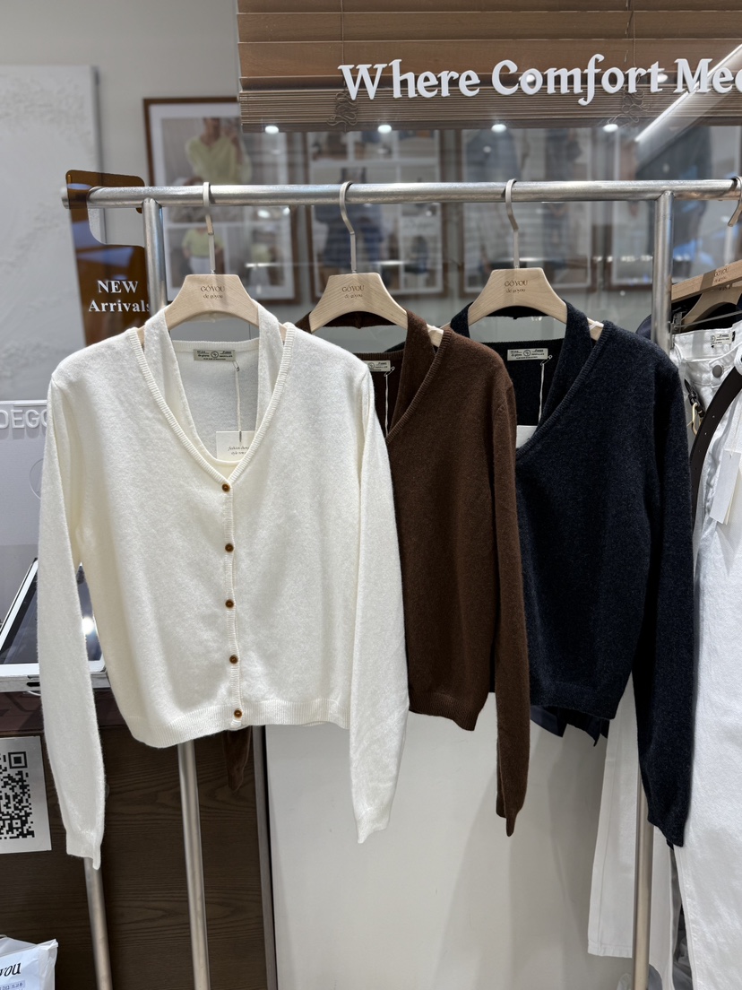 DE GO YOU東大門㊣實拍女裝新品真品25秋冬熱賣時尚針織衫DE GO YOU針織衫