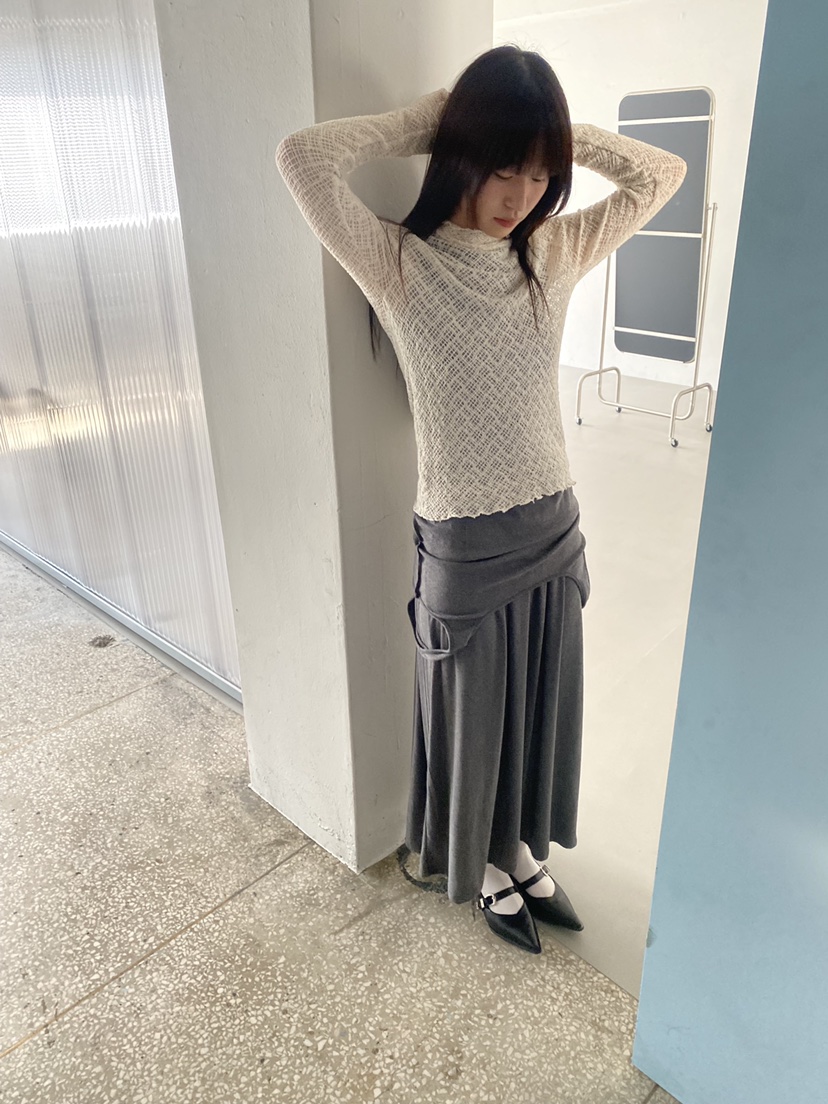 FLASH東大門㊣實拍女士新款時尚熱賣人氣推薦職業休閑長袖T恤FLASH長袖T恤