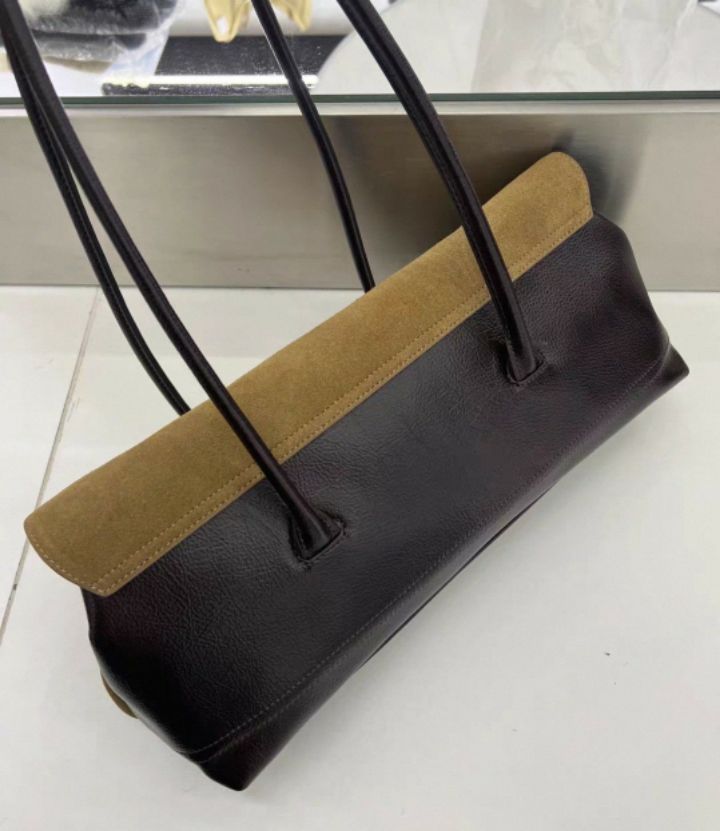 TROUVAILLE東大門㊣直郵女裝新品25秋冬單肩斜跨包絨面革牛皮TROUVAILLE單肩/斜跨包