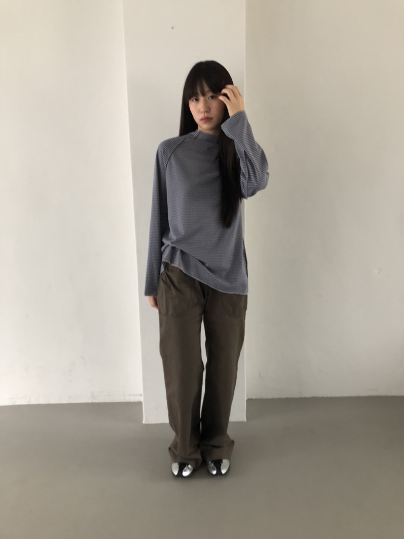 FLASH東大門㊣代購女士新品推薦真品熱賣時尚25秋冬長袖T恤高領FLASH長袖T恤