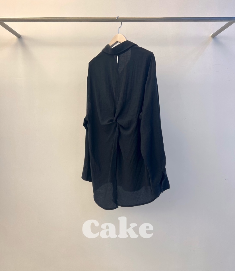 CAKE東大門㊣代購女裝新品休閑真品25秋冬熱賣職業襯衫蕾絲衫CAKE襯衫/蕾絲衫