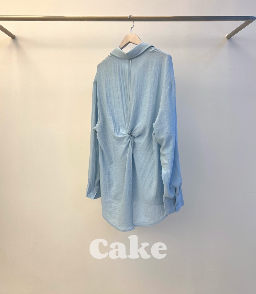 CAKE東大門㊣代購女裝新品休閑真品25秋冬熱賣職業襯衫蕾絲衫CAKE襯衫/蕾絲衫