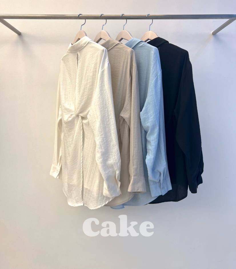 CAKE東大門㊣代購女裝新品休閑真品25秋冬熱賣職業襯衫蕾絲衫CAKE襯衫/蕾絲衫