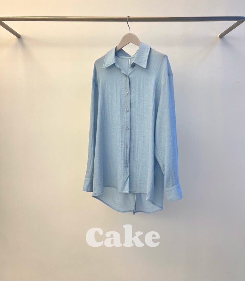 CAKE東大門㊣代購女裝新品休閑真品25秋冬熱賣職業襯衫蕾絲衫CAKE襯衫/蕾絲衫圖色3