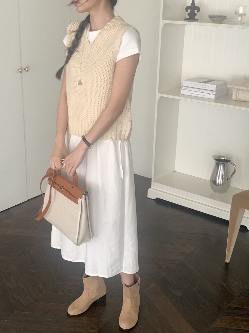 WOOD韓國直郵㊣女裝新款休閑25秋冬真品時尚職業推薦吊帶背心WOOD吊帶/背心
