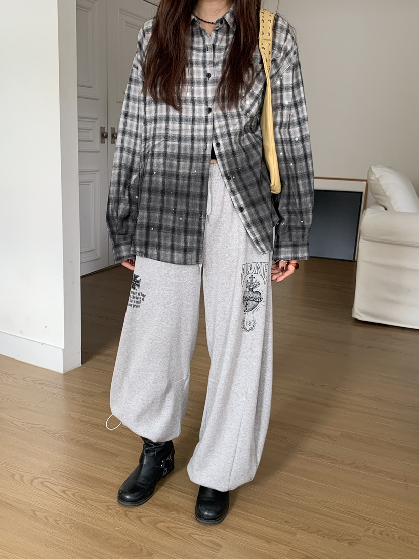 SUGAR CASE東大門㊣實拍女裝新品休閑25秋冬人氣襯衫蕾絲衫SUGAR CASE襯衫/蕾絲衫