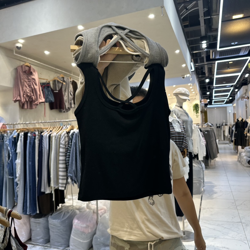 HIPTIQUE東大門㊣實拍女士新款25秋冬時尚真品職業吊帶背心HIPTIQUE吊帶/背心