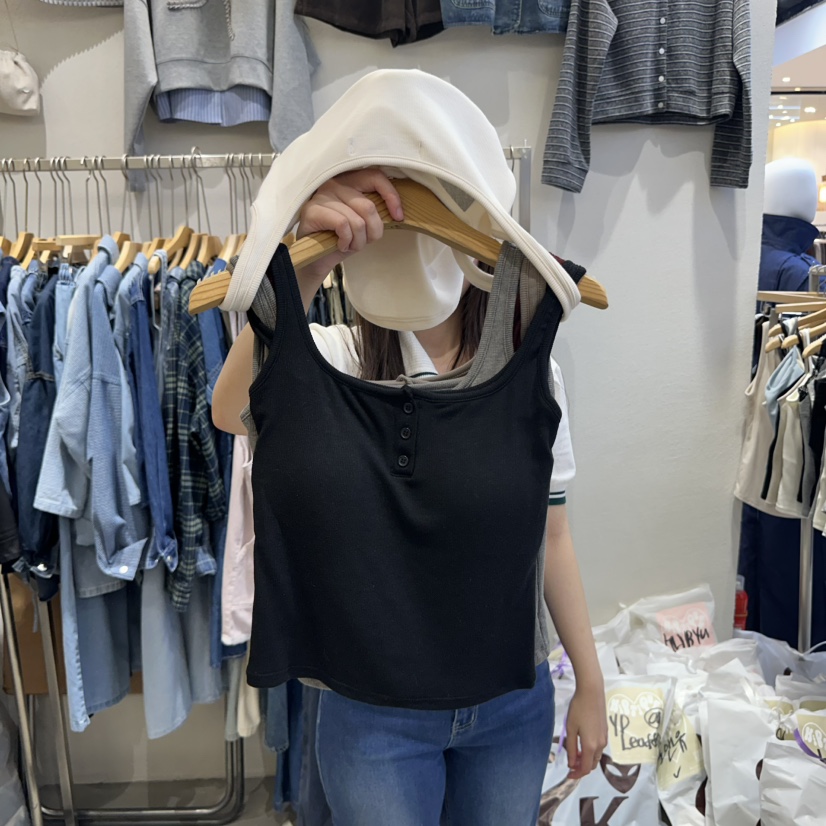 HIPTIQUE韓國直郵㊣女士新品時尚人氣職業熱賣25秋冬吊帶背心HIPTIQUE吊帶/背心圖色5
