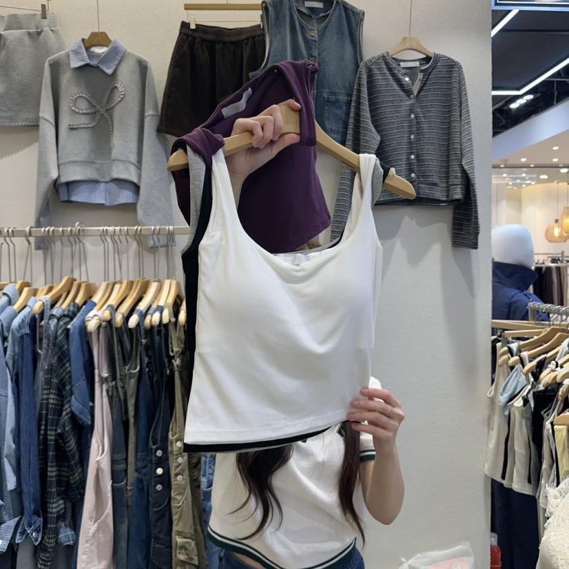 HIPTIQUE東大門㊣代購女士新品人氣真品25秋冬休閑吊帶背心HIPTIQUE吊帶/背心圖色2