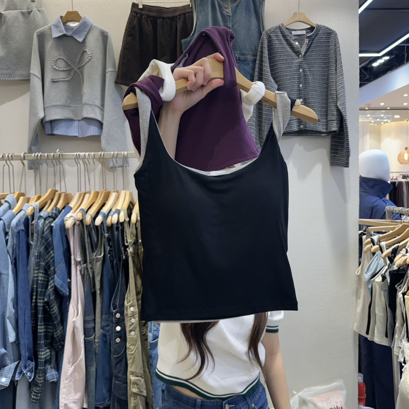HIPTIQUE東大門㊣代購女士新品人氣真品25秋冬休閑吊帶背心HIPTIQUE吊帶/背心圖色3