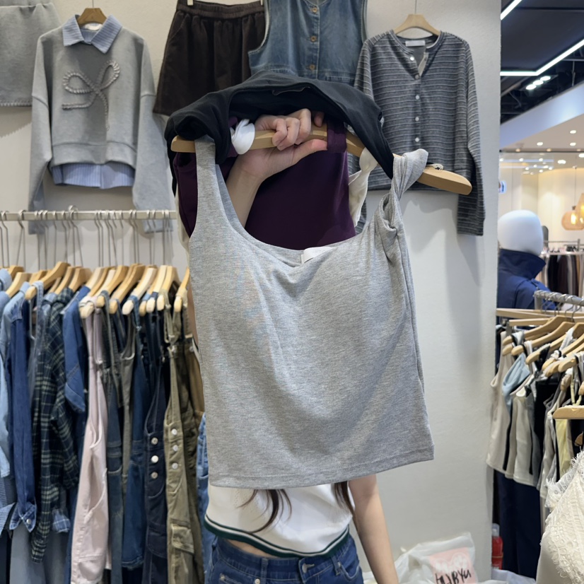 HIPTIQUE東大門㊣代購女士新品人氣真品25秋冬休閑吊帶背心HIPTIQUE吊帶/背心圖色4