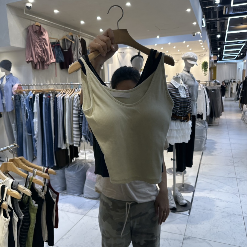 HIPTIQUE韓國直郵㊣女裝新品人氣25秋冬時尚休閑推薦吊帶背心HIPTIQUE吊帶/背心圖色1