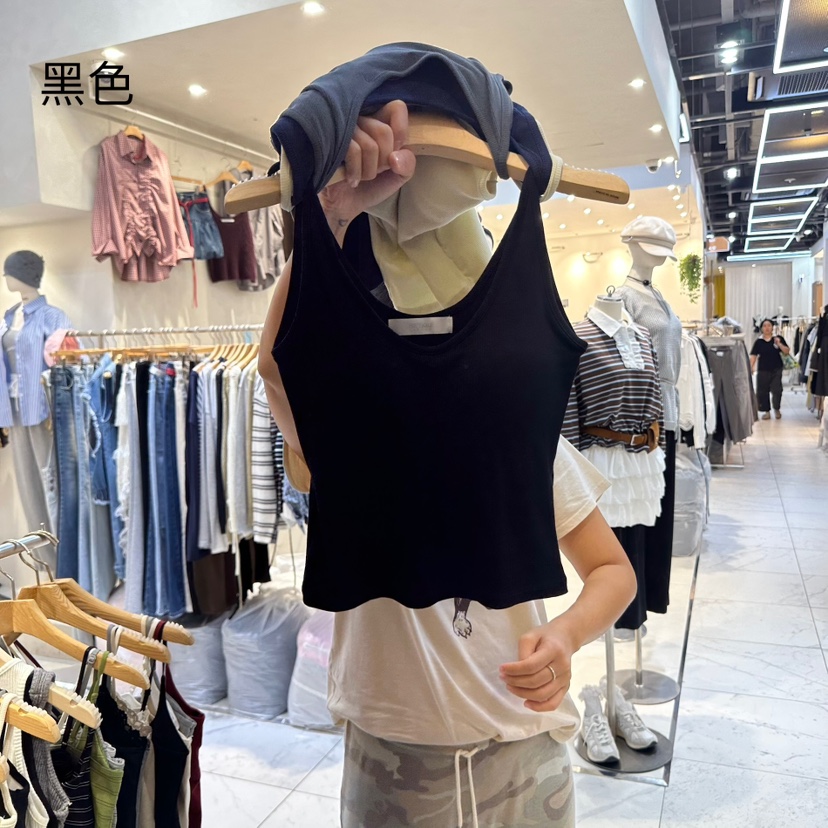 HIPTIQUE韓國直郵㊣女裝新品人氣25秋冬時尚休閑推薦吊帶背心HIPTIQUE吊帶/背心圖色4