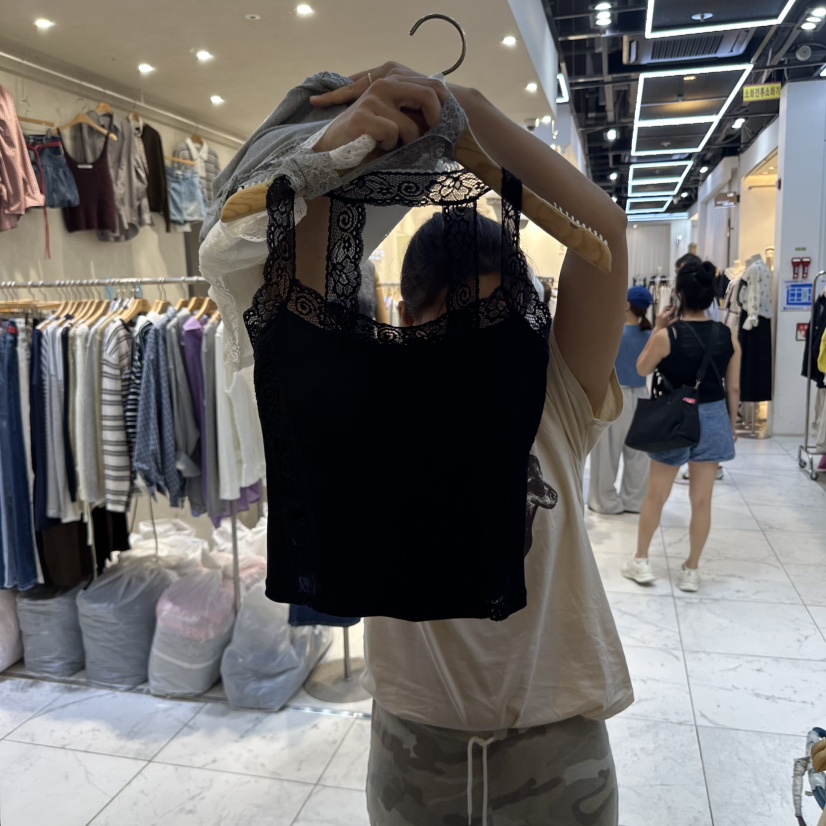 HIPTIQUE韓國直郵㊣女士新品休閑時尚職業真品吊帶背心蕾絲HIPTIQUE吊帶/背心圖色3