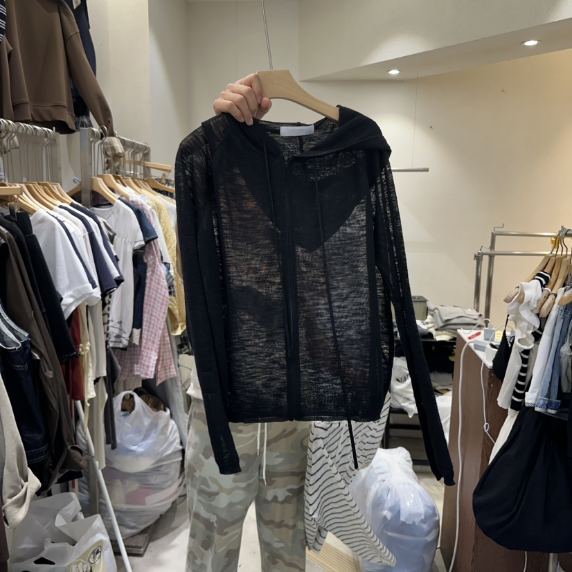 HIPTIQUE東大門㊣實拍女裝新款熱賣人氣休閑推薦25秋冬夾克兜帽HIPTIQUE夾克圖色2