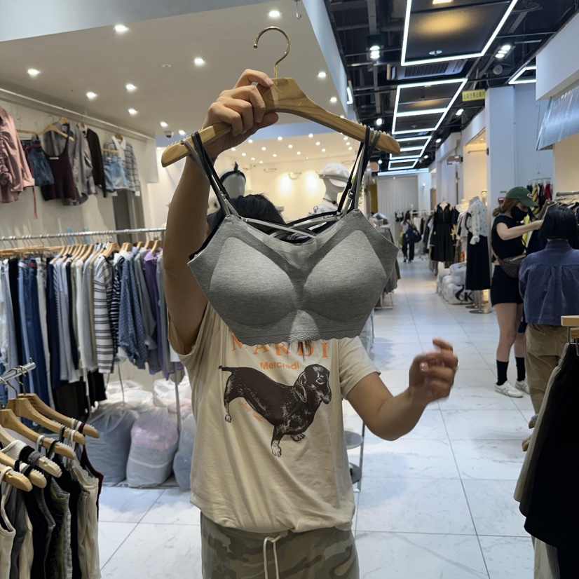 HIPTIQUE東大門㊣實拍女裝新品休閑推薦職業熱賣吊帶背心透明HIPTIQUE吊帶/背心