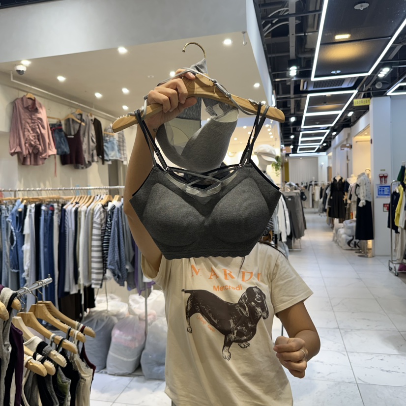 HIPTIQUE東大門㊣實拍女裝新品休閑推薦職業熱賣吊帶背心透明HIPTIQUE吊帶/背心圖色2