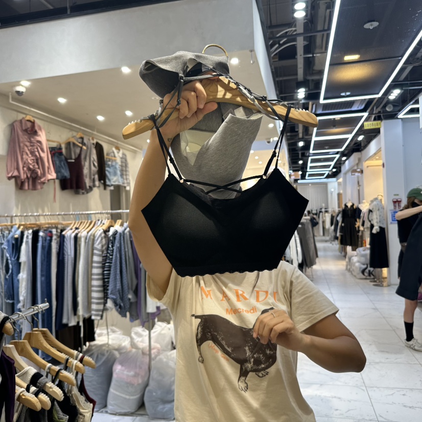 HIPTIQUE東大門㊣實拍女裝新品休閑推薦職業熱賣吊帶背心透明HIPTIQUE吊帶/背心圖色3