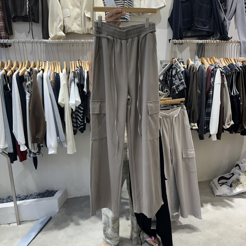 HIPTIQUE東大門㊣代購女士新品真品25秋冬職業休閑褲口袋棉布HIPTIQUE休閑褲圖色3