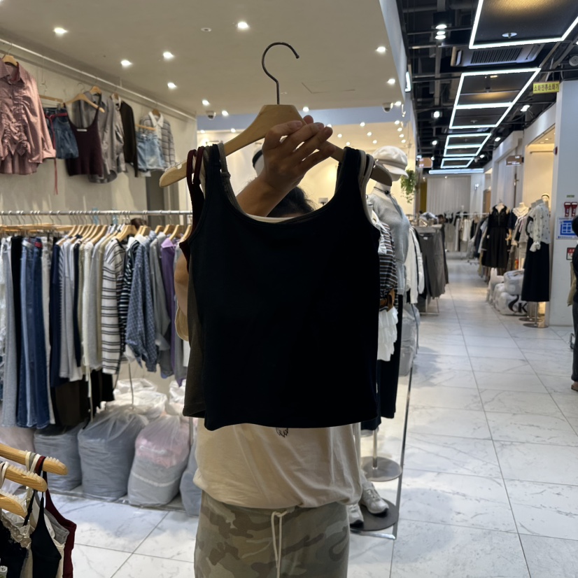 HIPTIQUE韓國直郵㊣女士新品真品人氣25秋冬職業休閑吊帶背心HIPTIQUE吊帶/背心