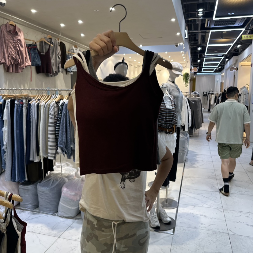 HIPTIQUE韓國直郵㊣女士新品真品人氣25秋冬職業休閑吊帶背心HIPTIQUE吊帶/背心
