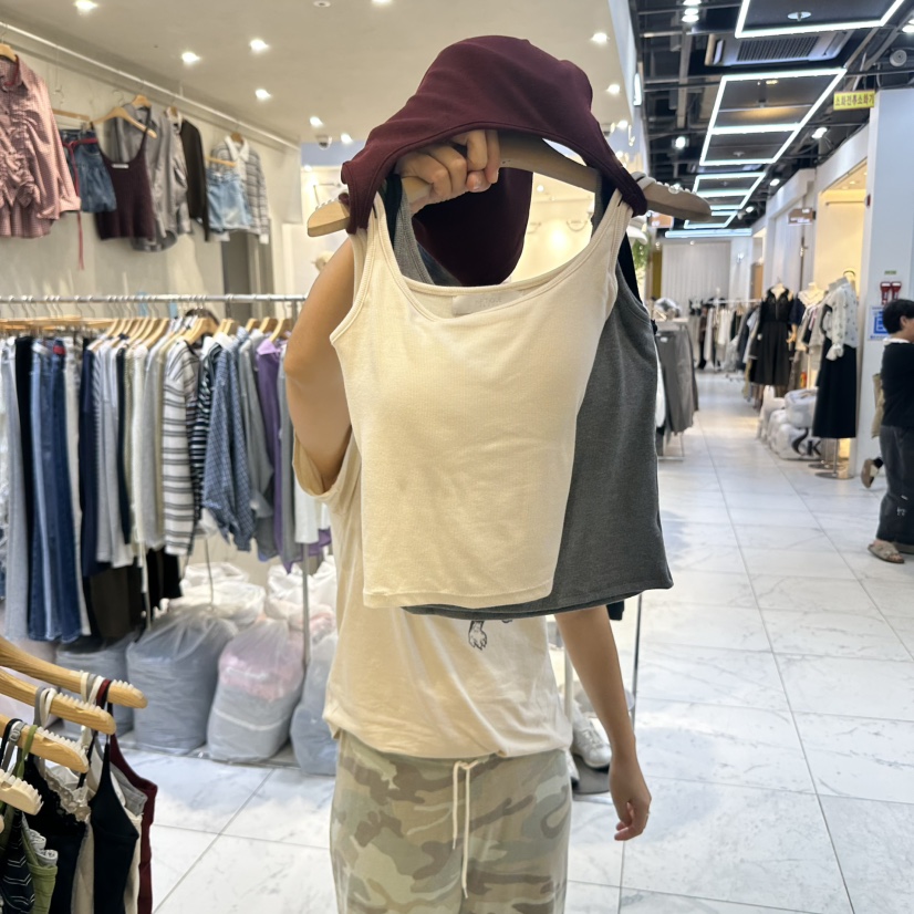 HIPTIQUE韓國直郵㊣女士新品真品人氣25秋冬職業休閑吊帶背心HIPTIQUE吊帶/背心圖色2