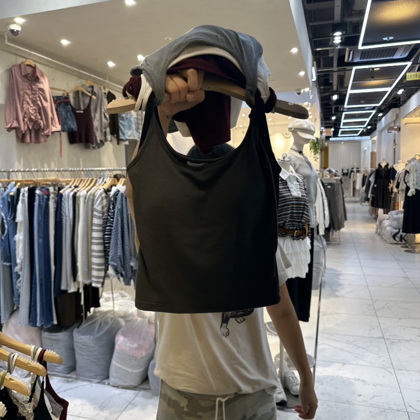 HIPTIQUE韓國直郵㊣女士新品真品人氣25秋冬職業休閑吊帶背心HIPTIQUE吊帶/背心圖色4