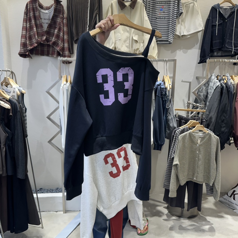 HIPTIQUE東大門㊣實拍女士新品時尚熱賣推薦職業25秋冬衛衣HIPTIQUE衛衣圖色2