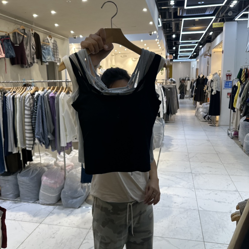 HIPTIQUE韓國代購㊣女裝新品25秋冬人氣推薦熱賣休閑吊帶背心HIPTIQUE吊帶/背心圖色4