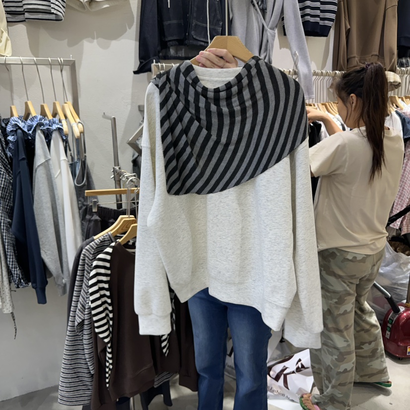 HIPTIQUE韓國代購㊣女士新款休閑熱賣職業人氣時尚衛衣披肩HIPTIQUE衛衣