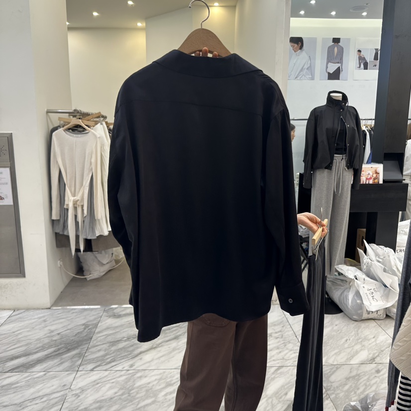 AFTERGLOW東大門㊣代購女士新品熱賣休閑25秋冬人氣襯衫蕾絲衫AFTERGLOW襯衫/蕾絲衫