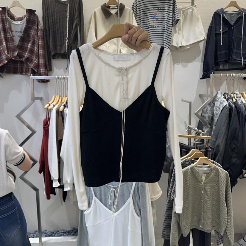 HIPTIQUE東大門㊣實拍女裝新品25秋冬休閑套裝兩件套套裝緊身HIPTIQUE套裝圖色3