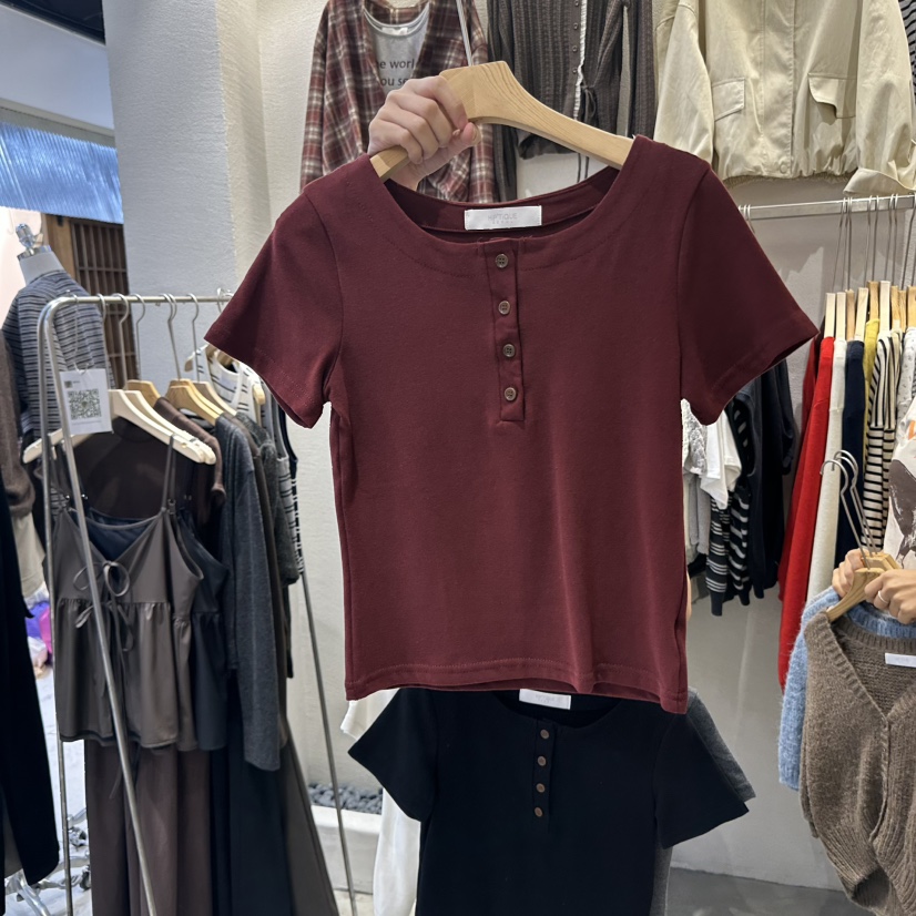 HIPTIQUE東大門㊣直郵女士新品推薦真品時尚休閑人氣職業T恤HIPTIQUET恤圖色2