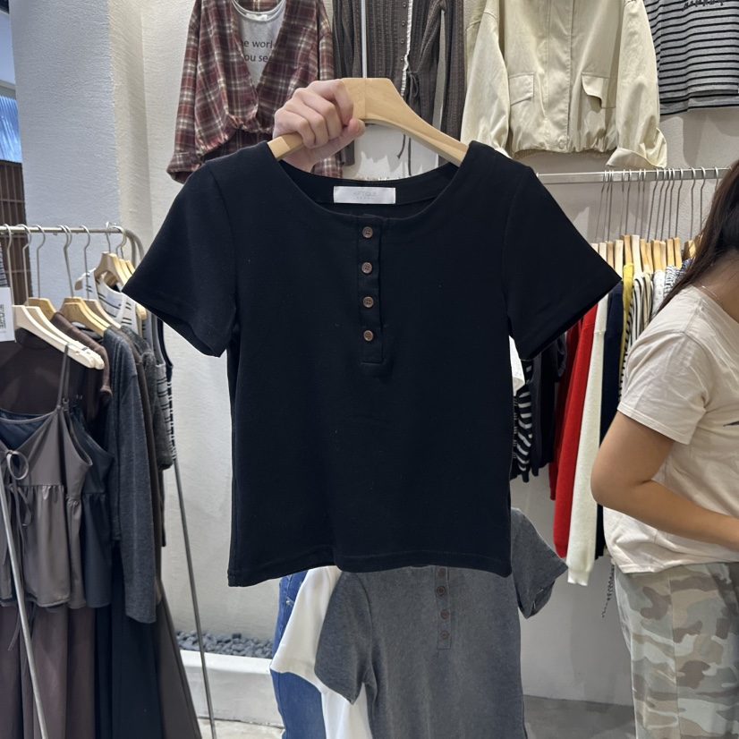 HIPTIQUE東大門㊣直郵女士新品推薦真品時尚休閑人氣職業T恤HIPTIQUET恤圖色3