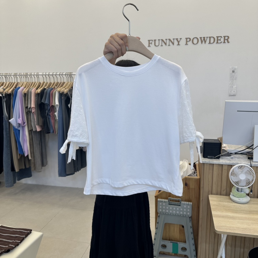 FUNNY POWDER東大門㊣直郵女士新品人氣休閑職業推薦時尚T恤THE FUNNYT恤圖色1