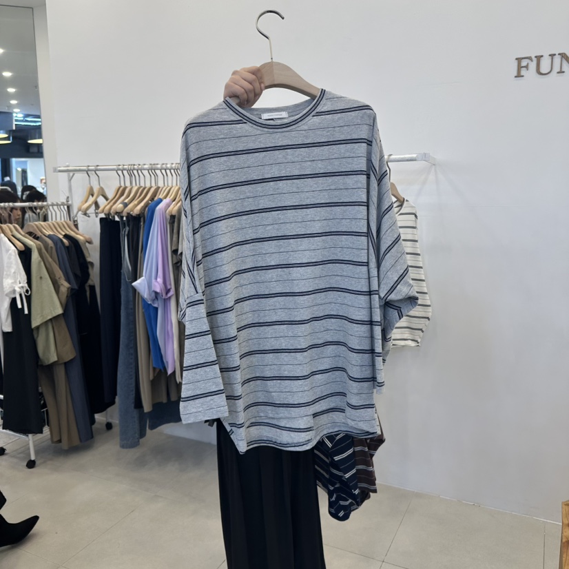 FUNNY POWDER韓國代購㊣女士新品職業熱賣人氣休閑長袖T恤THE FUNNY長袖T恤圖色2
