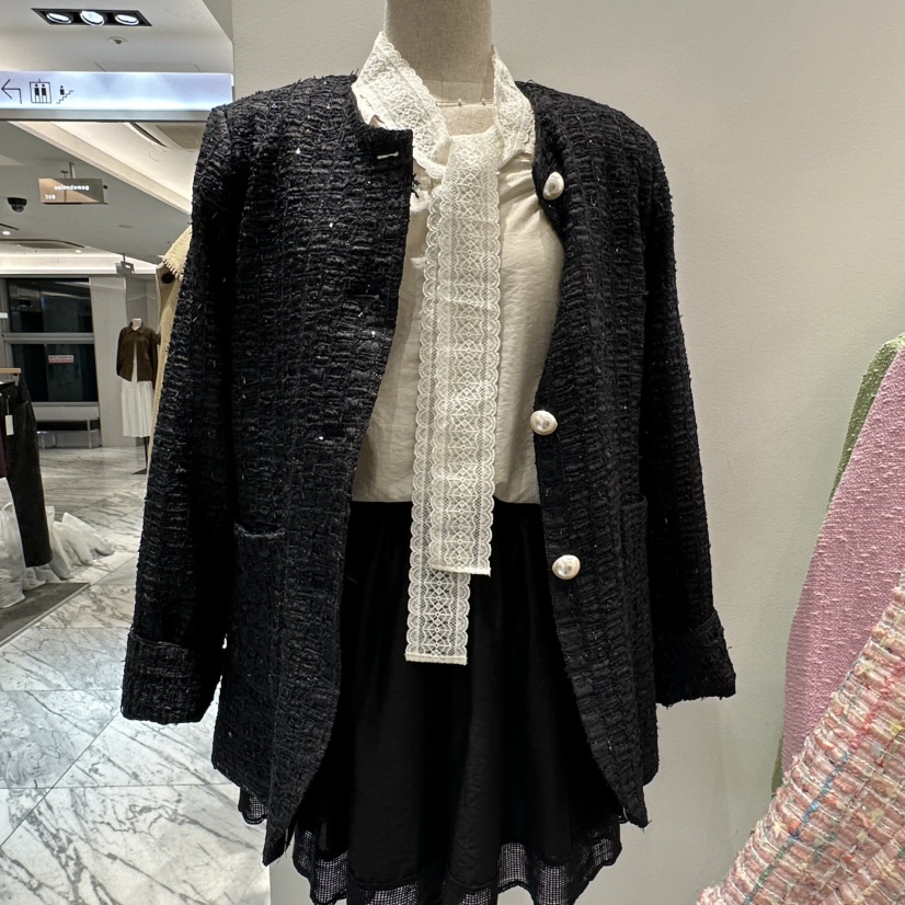 A韓國代購㊣女士新品時尚真品休閑人氣熱賣職業25秋冬推薦夾克A STORE夾克圖色2