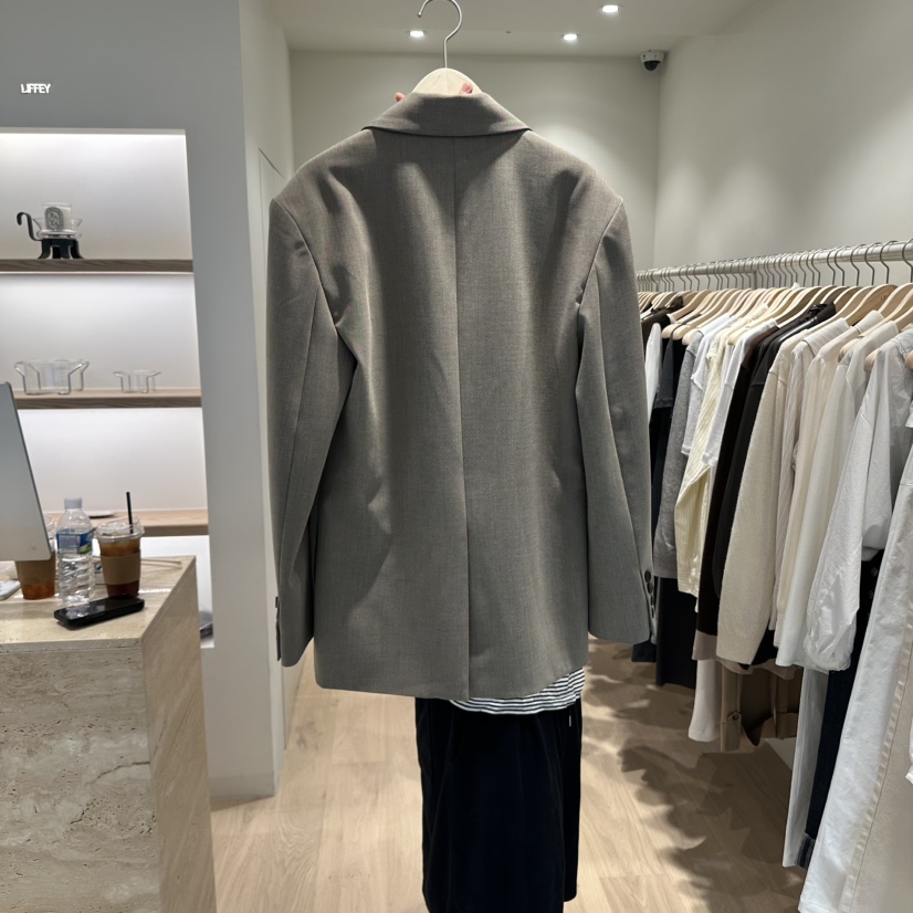LIFFEY韓國直郵㊣女士新款休閑真品熱賣職業時尚推薦夾克羊毛LIFFEY夾克