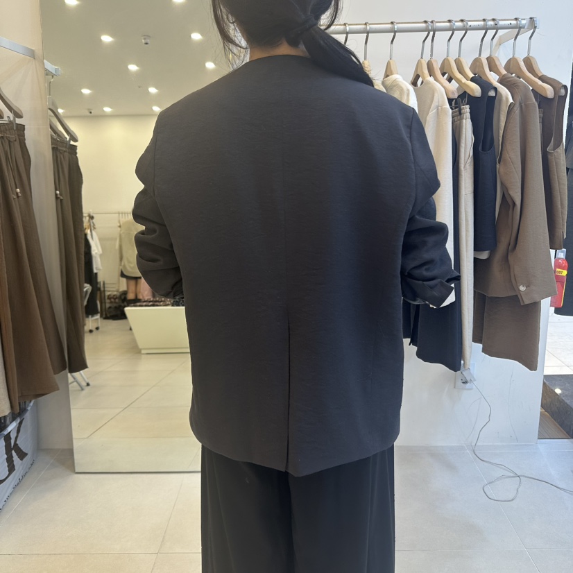 FUNNY POWDER韓國直郵㊣女士新品真品25秋冬職業人氣休閑夾克THE FUNNY夾克