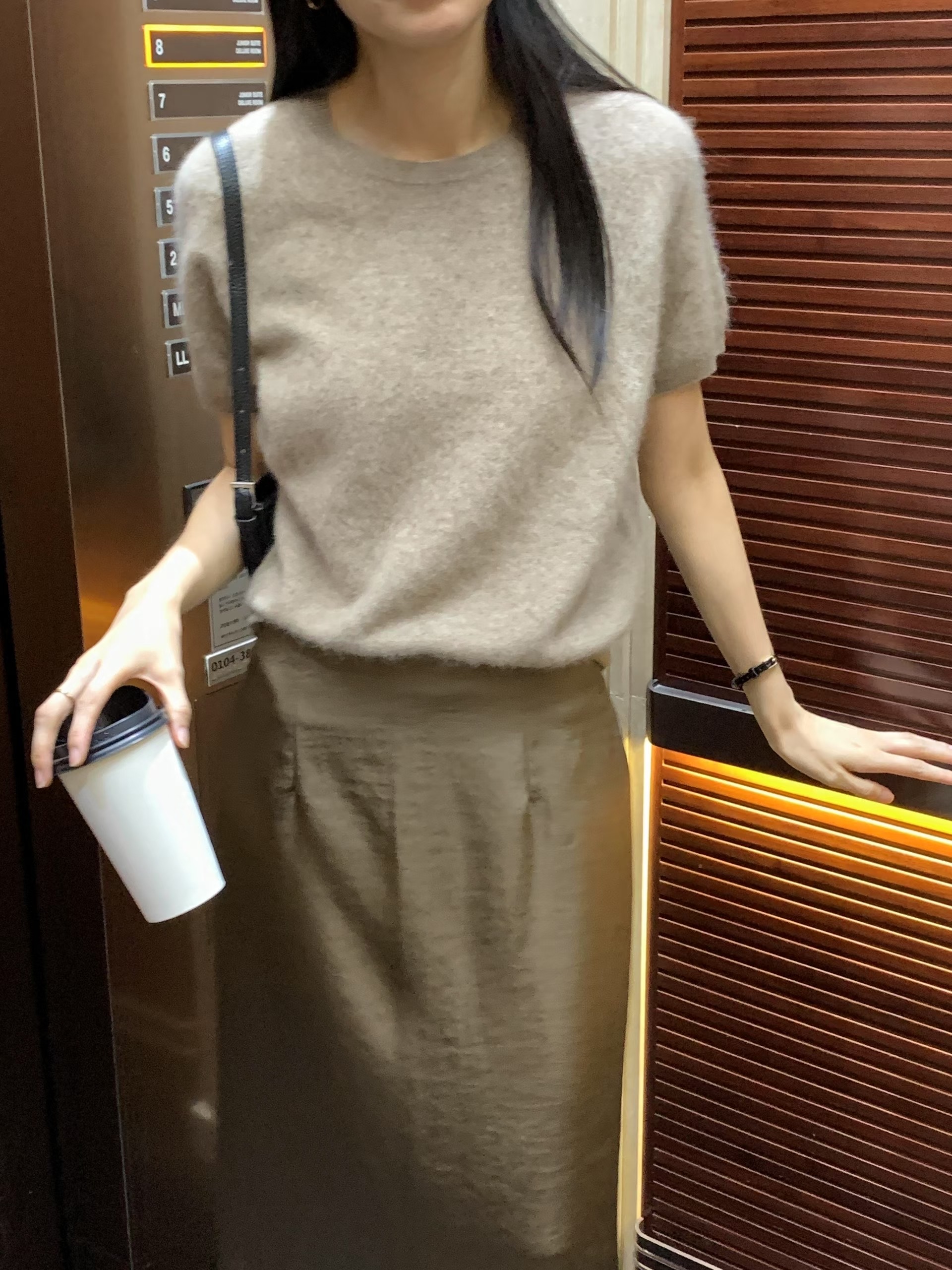 RING OF NOI東大門㊣直郵女裝新款真品職業時尚25秋冬針織衫RING OF NOI針織衫