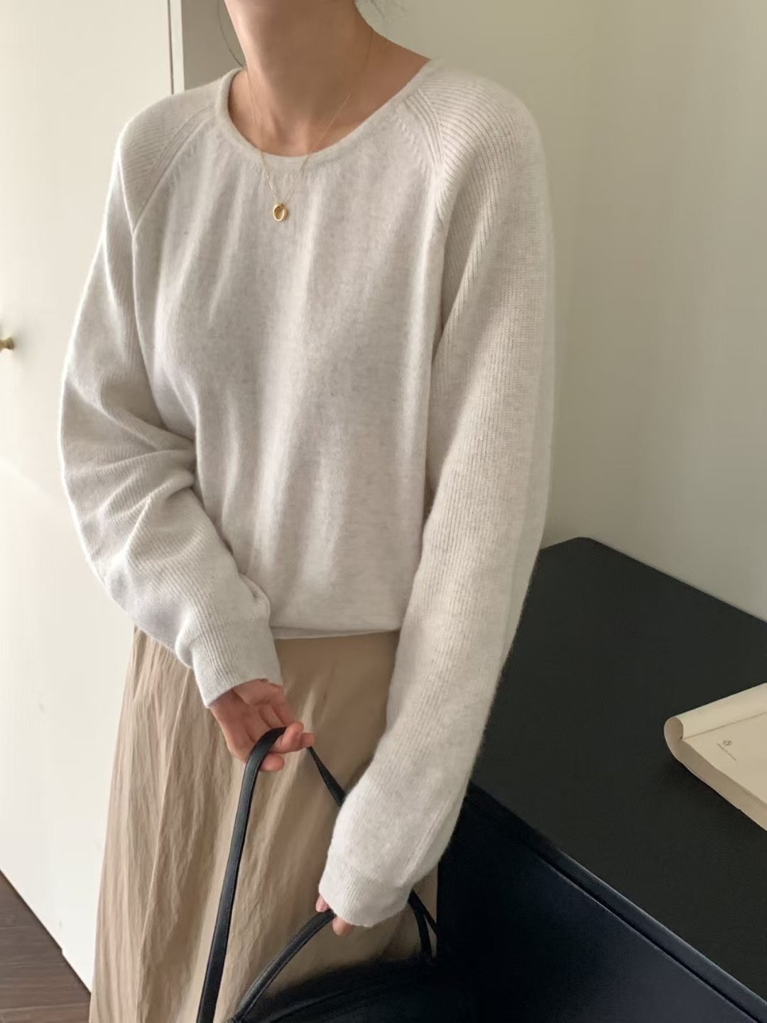 RING OF NOI韓國直郵㊣女裝新款推薦職業熱賣真品人氣針織衫RING OF NOI針織衫