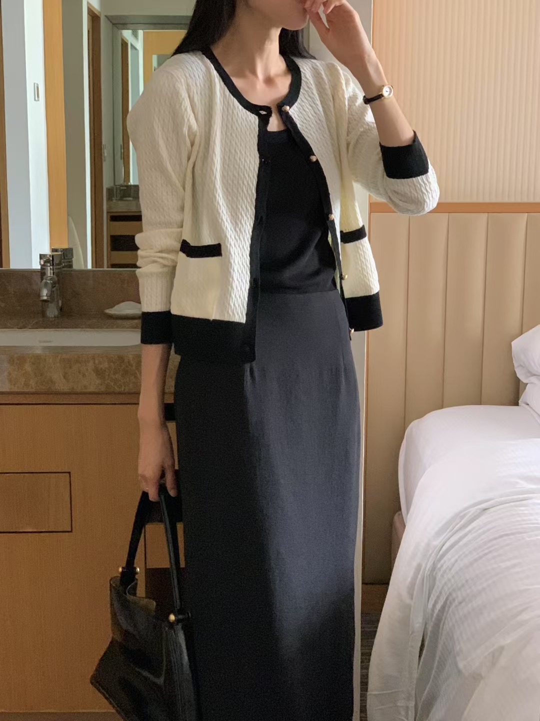 RING OF NOI東大門㊣直郵女裝新品人氣職業推薦熱賣針織衫RING OF NOI針織衫