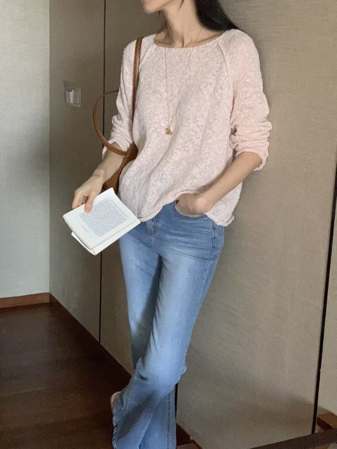RING OF NOI東大門㊣代購女裝新品時尚人氣25秋冬休閑針織衫RING OF NOI針織衫